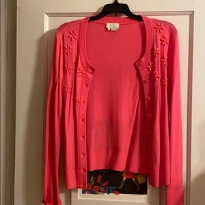 Kate Spade Pink Silk Sweater